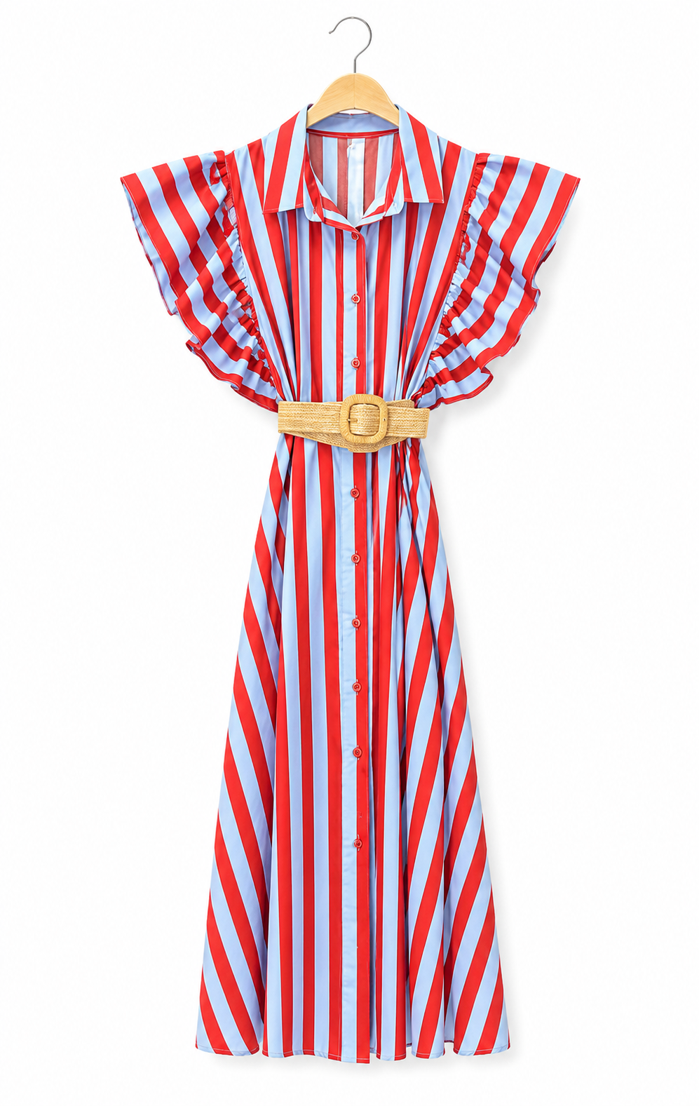 Vestido Pietra // Rojo-azul