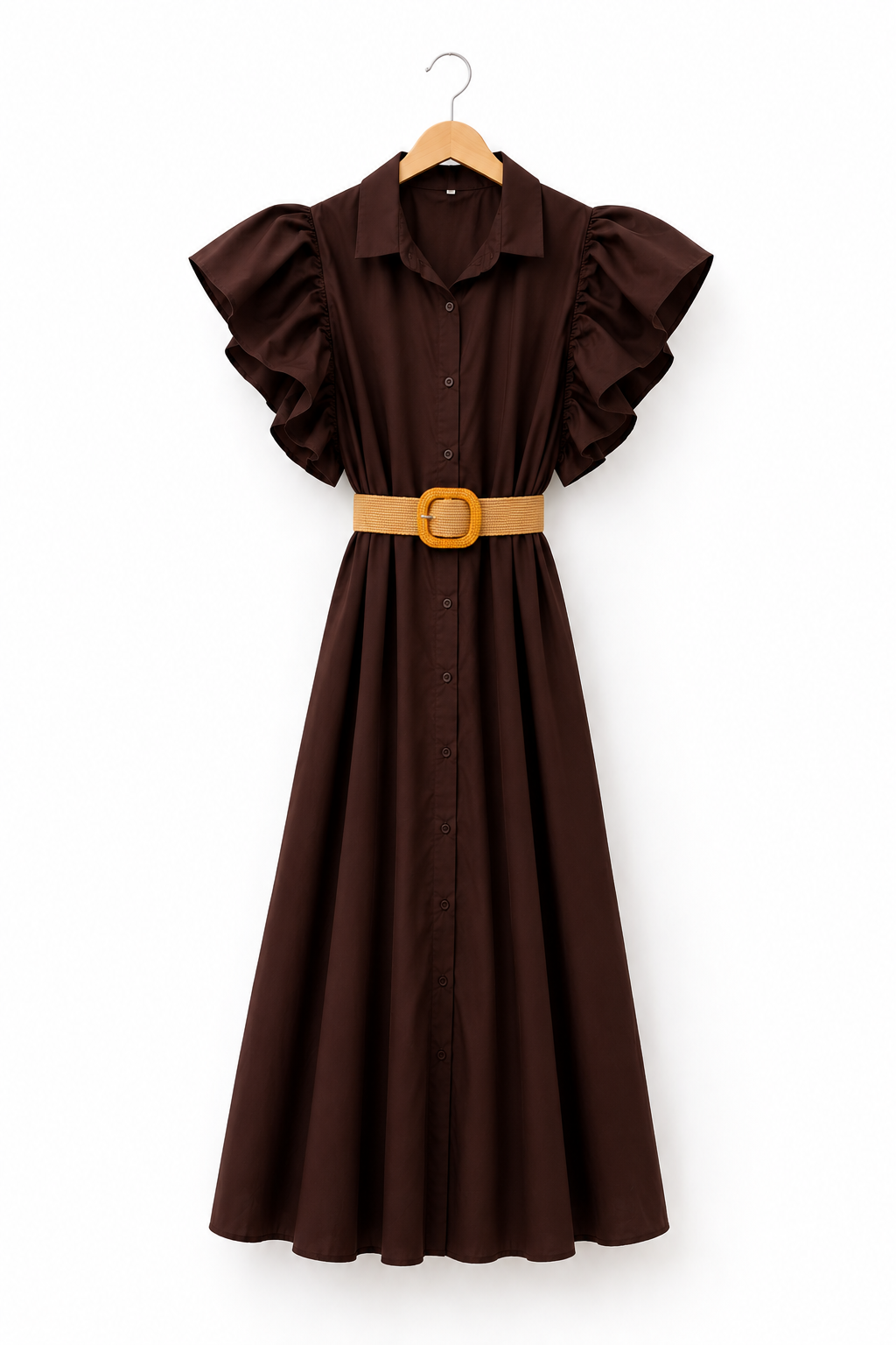 Vestido Córdoba // marrón chocolate