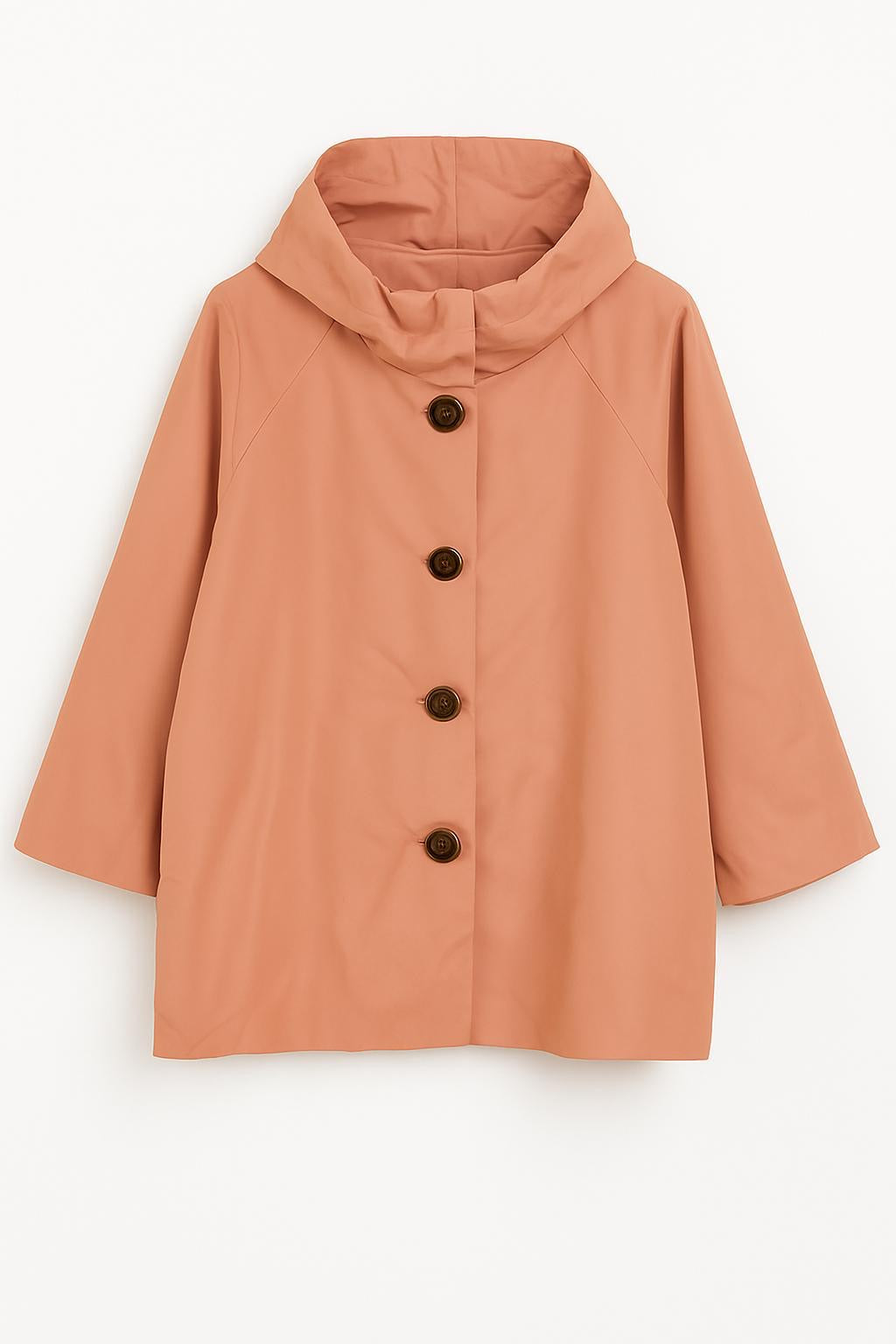 Gabardina Corta // Naranja pastel