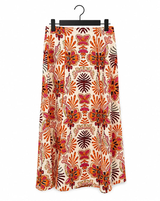 Falda Flower // Naranja