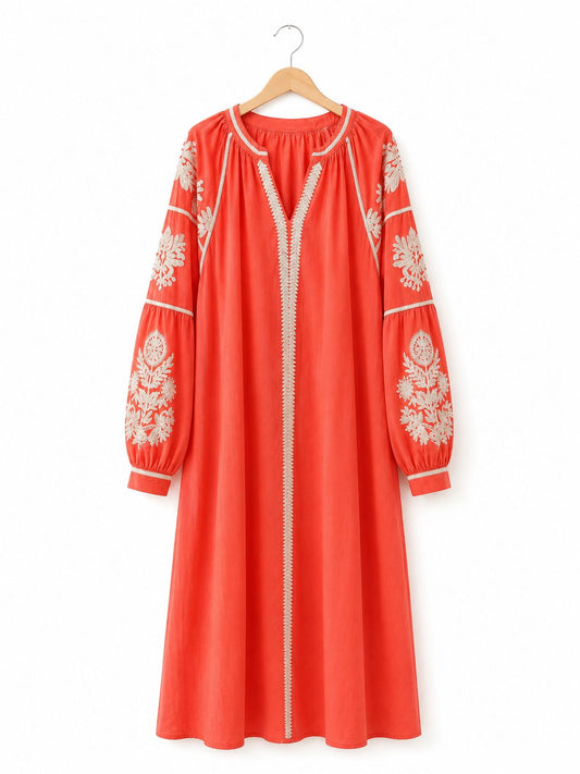 Vestido Calima // coral