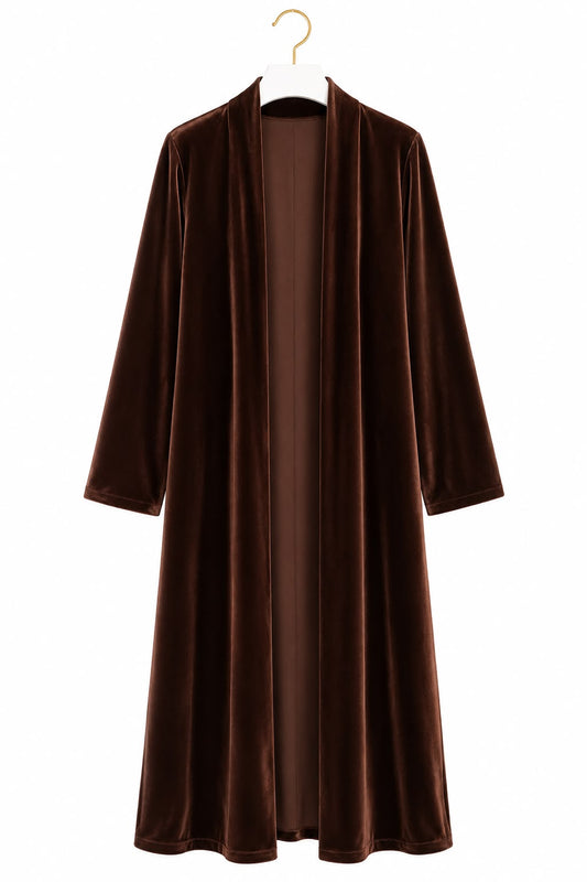 Kimono Terciopelo // Marrón