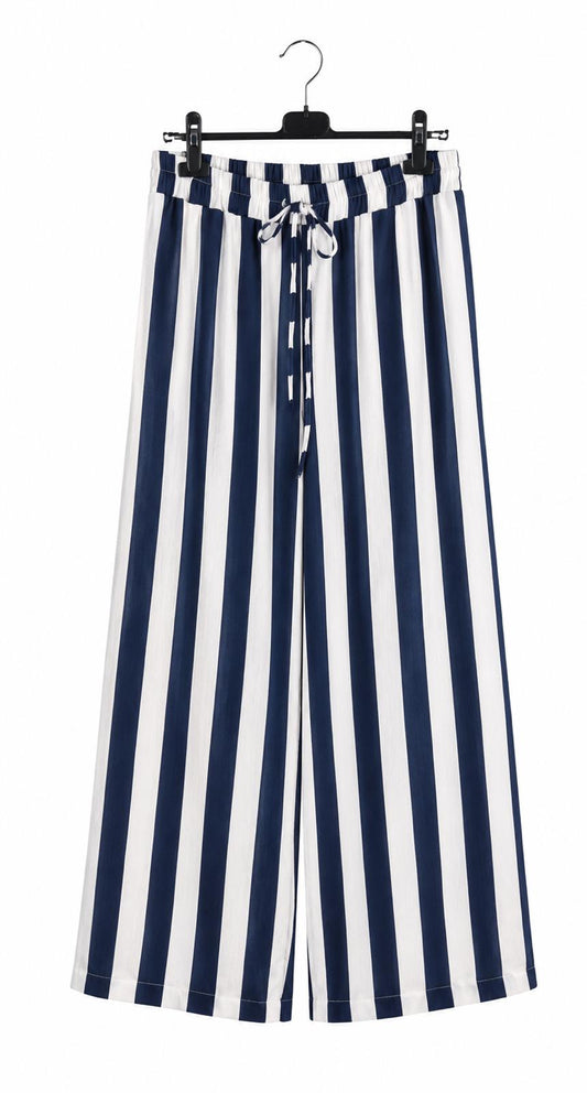 Pantalón rayas // navy