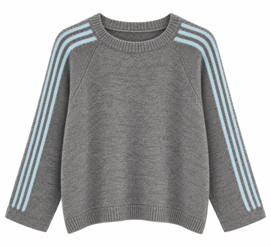 Jersey Rayas // Gris - azul