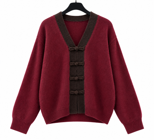 Chaqueta Japonesa // Burdeos - Marrón