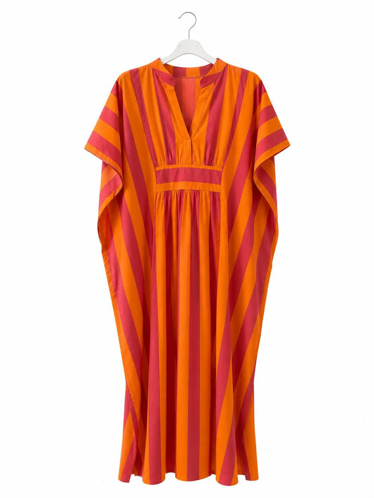 Kaftan Dubái // Fucsia y mostaza