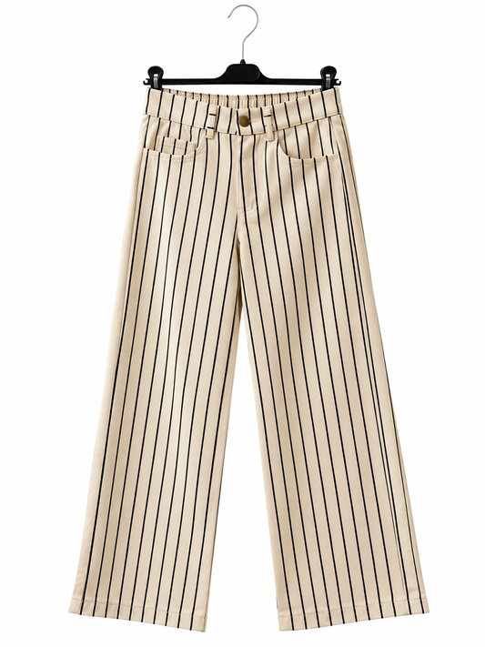 Pantalón Stripe // Crudo