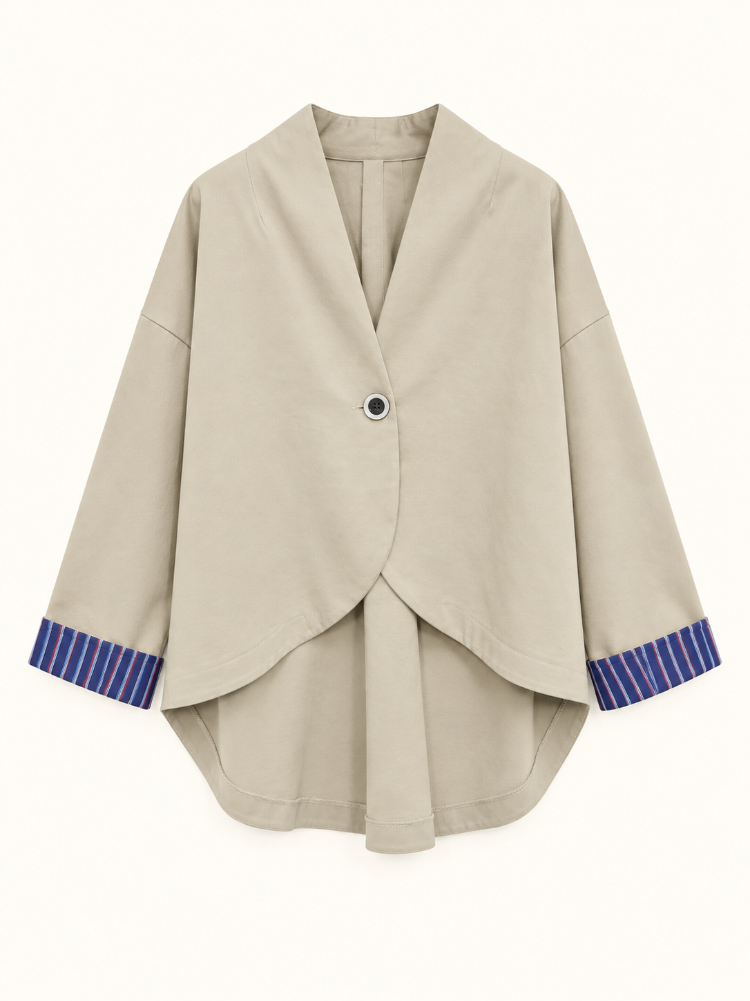 Chaqueta capa // Crudo