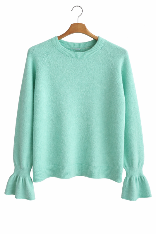 Jersey Puño Fruncido // Verde Agua
