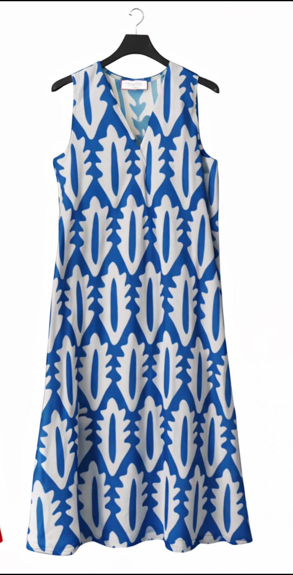 Vestido pinza Pluma azul