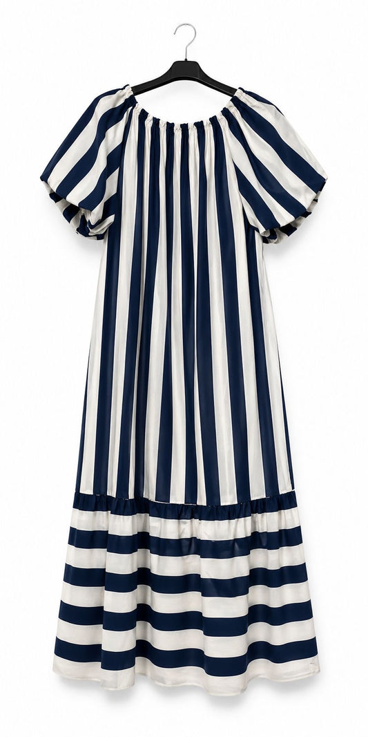 Vestido rayas // navy