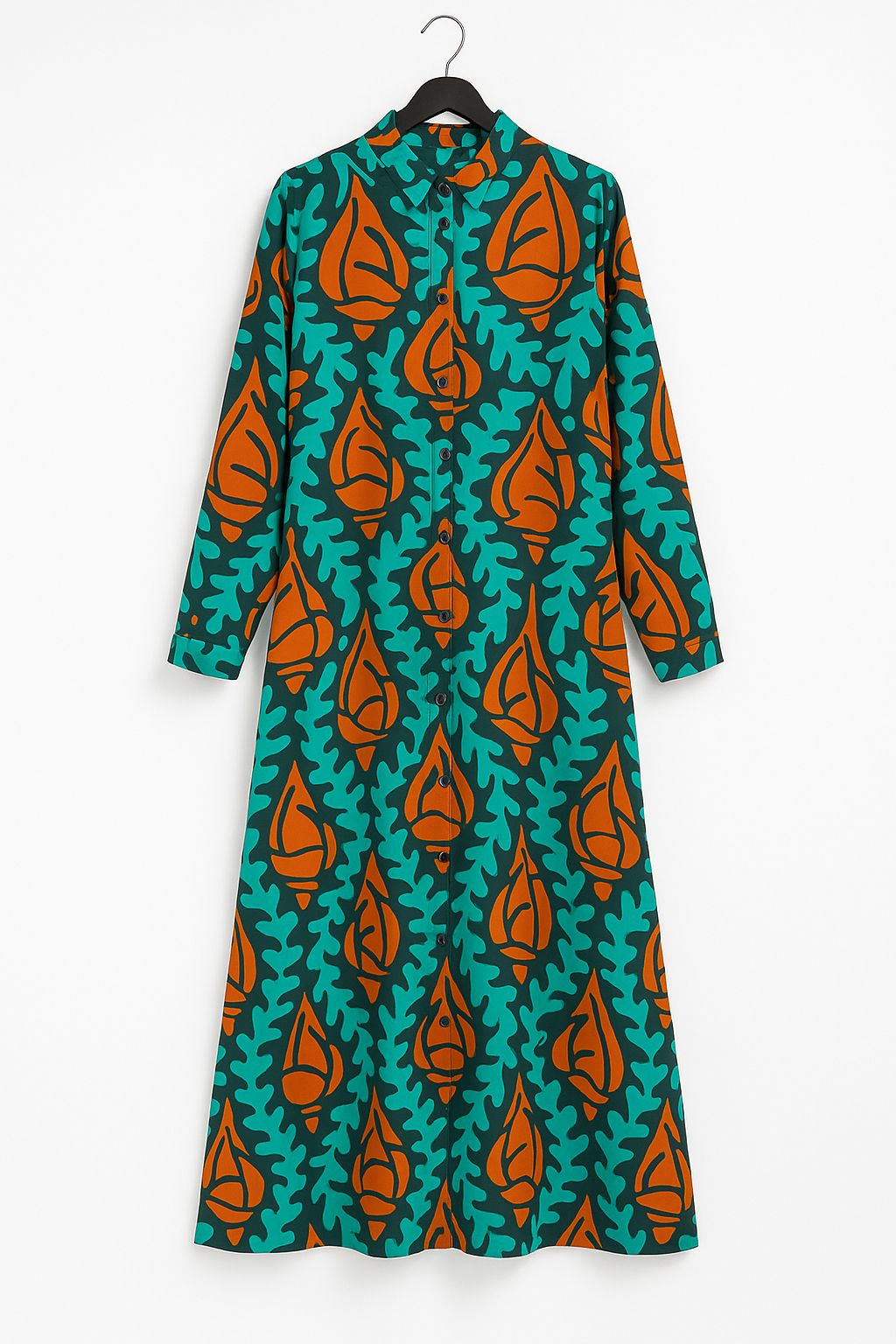 Camisero Caracola // Turquesa- Naranja