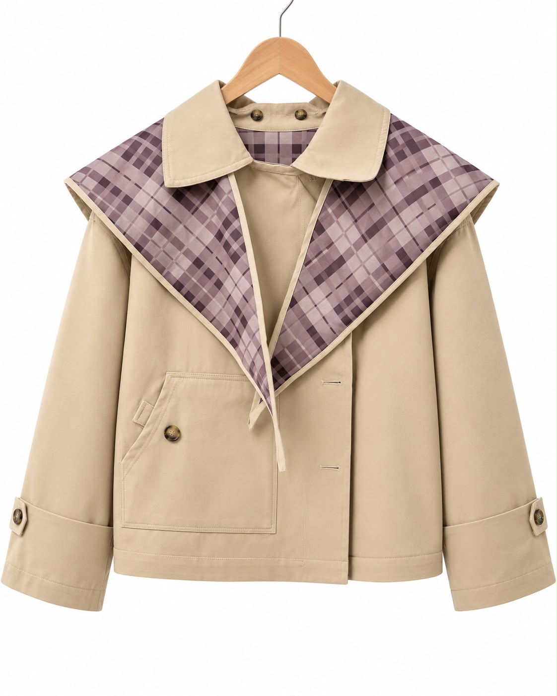 Gabardina Reversible // Beige