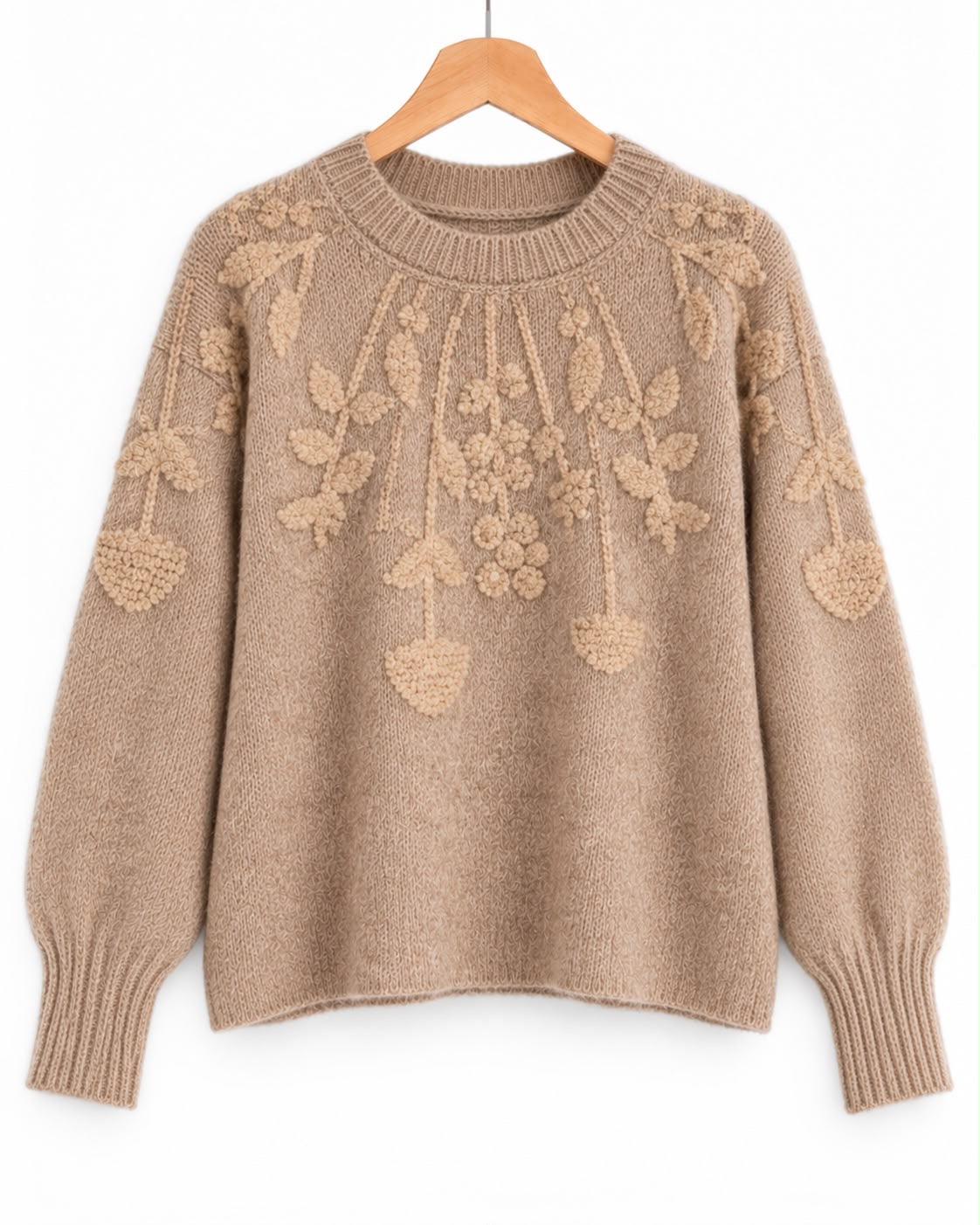 Jersey Bordado // Camel